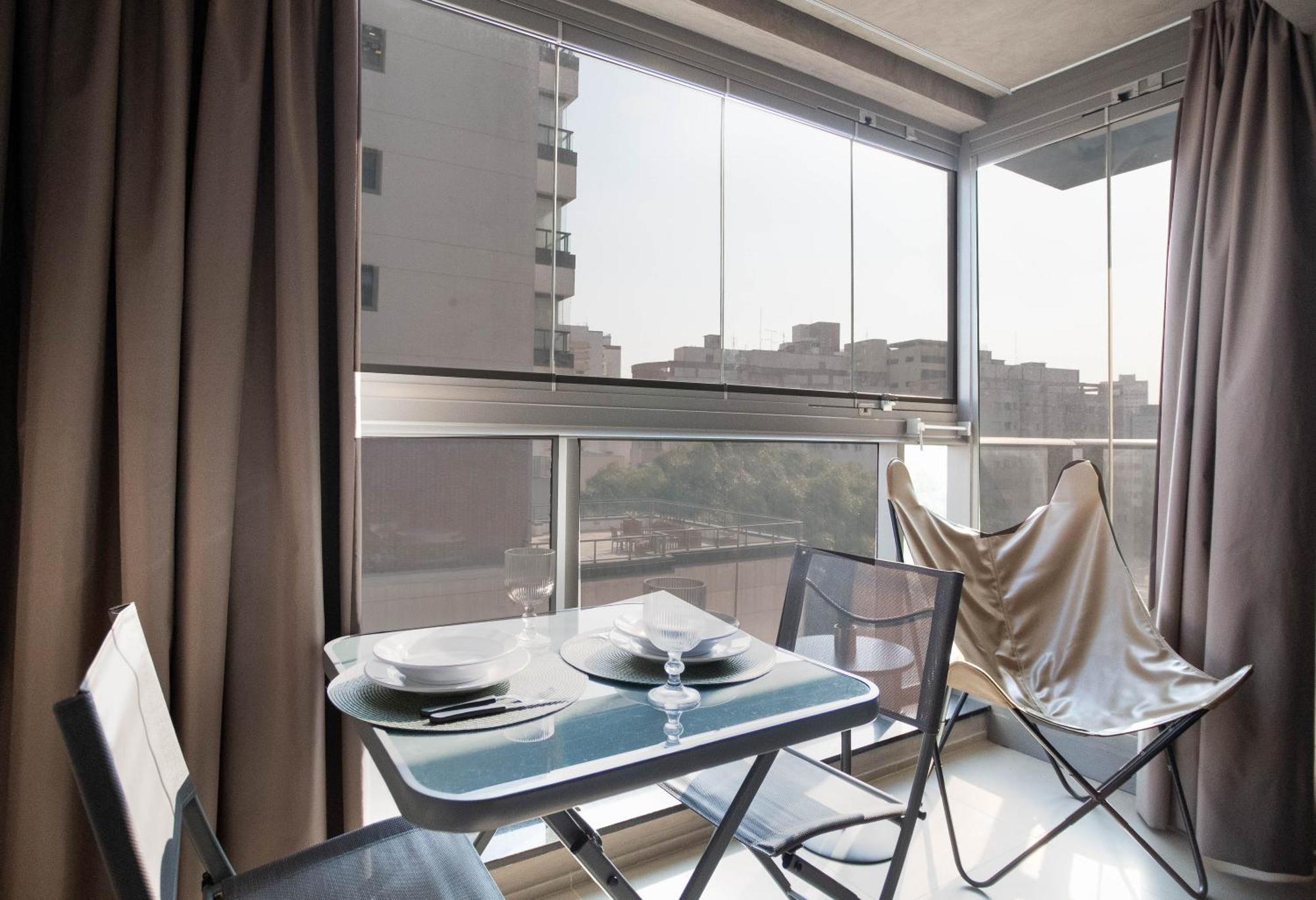 Condominio Belint Bela Cintra - Studios Por Temporada São Paulo Eksteriør billede