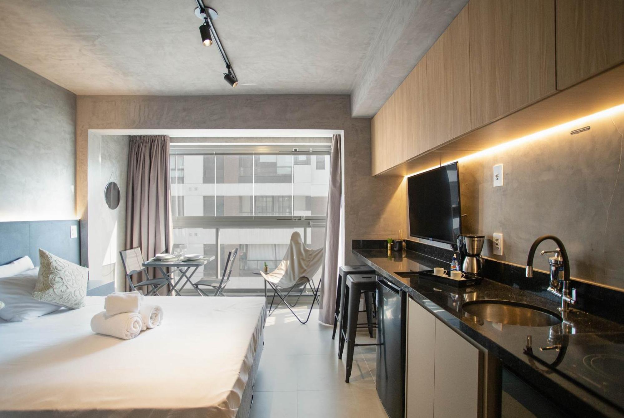 Condominio Belint Bela Cintra - Studios Por Temporada São Paulo Eksteriør billede